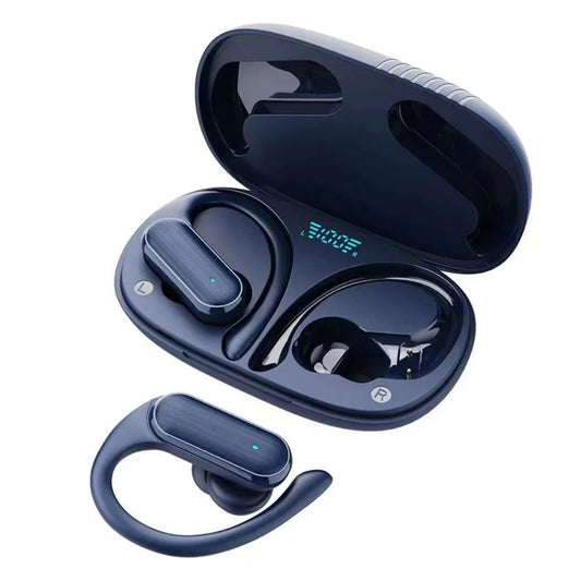 Applexdop Bluetooth Headphones Wireless Earbuds Touch Control HiFI 9D Stereo Waterproof Ear Hook Headset With Microphone